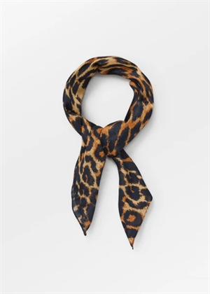 Leopa Cotta scarf Black Becksøndergaard 